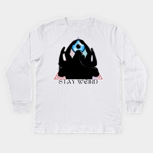 Stay Weird - 3rd Eye Kids Long Sleeve T-Shirt